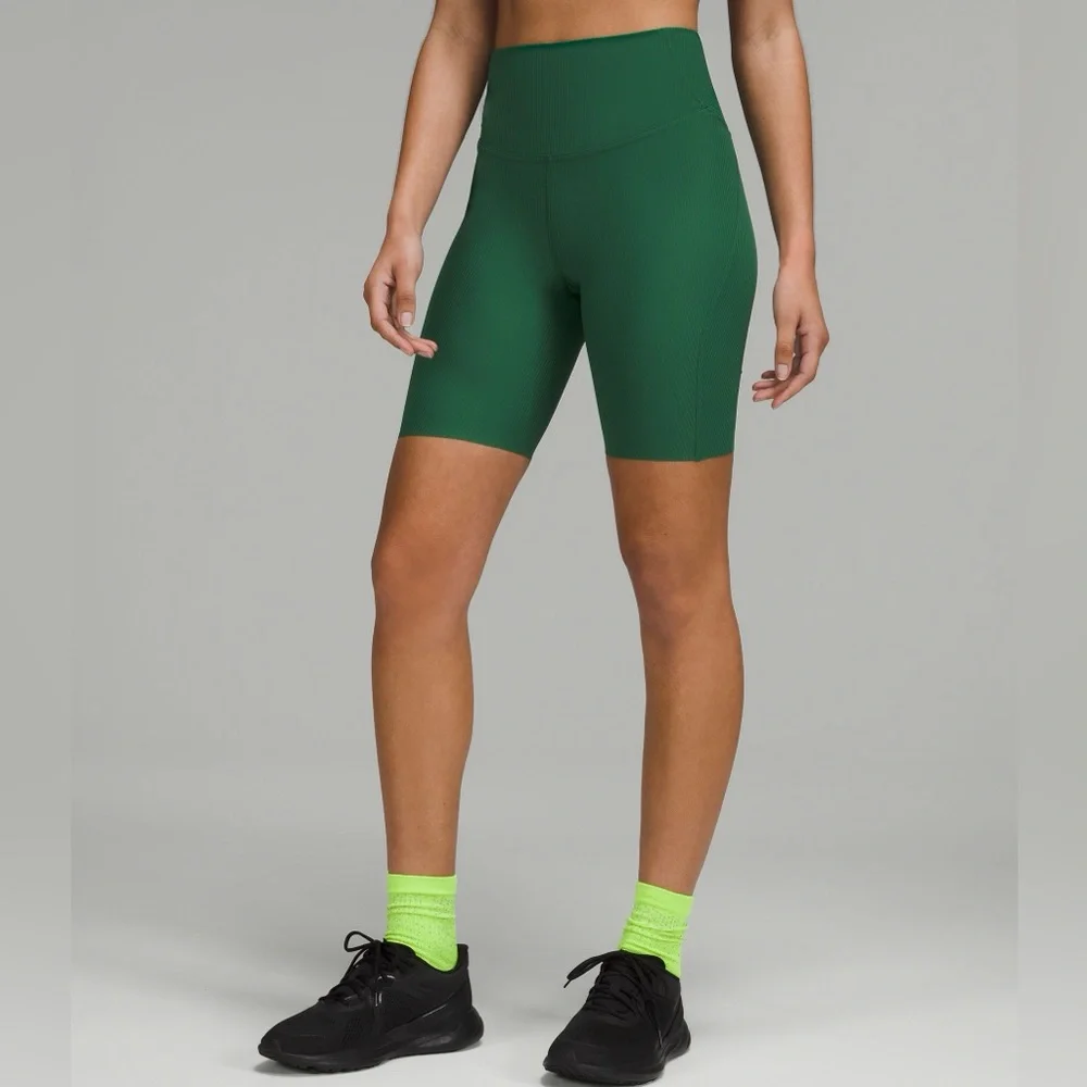 LULULEMON • HIGH WAIST RUNNING SHORTS - Picture 3 of 5